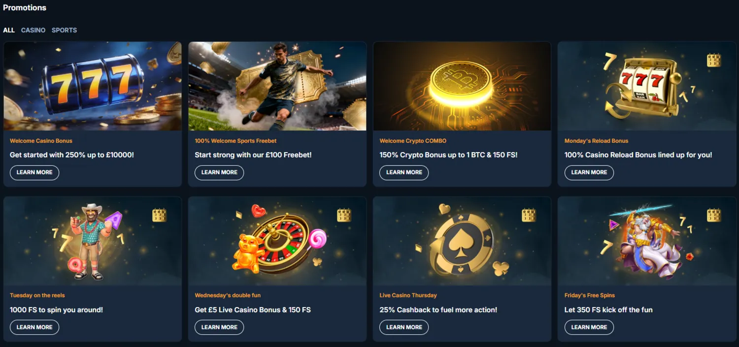 KaleoCasino Bonuses and Promotions